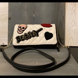 Betsey Johnson Rare Wallet with Patches